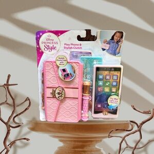 Disney Princess Style Play Phone & Stylish Clutch - Pink